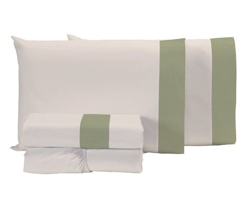 Jogo de Lençol Color Up Verde 200 Fios, Verde | WestwingNow