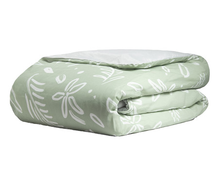 Capa para Duvet Essencialle Mai Floral Verde | Westwing