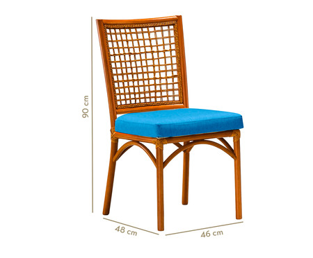 Cadeira Turati - Azul | WestwingNow