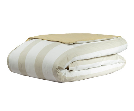 Capa Duvet Tous Les Jours Estampado Listra Offwhite | Westwing