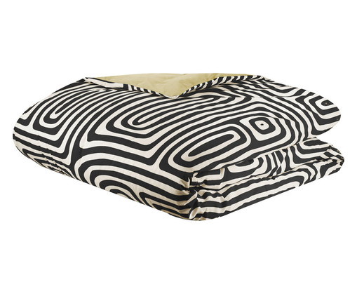 Capa Duvet para Edredom Tous Les Jours Zebra Off White 200 Fios, Off White | WestwingNow