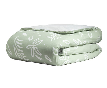 Capa para Duvet Essencialle Maxi Floral Verde