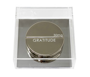 Caixa Decorativa Gratitude Prata | WestwingNow