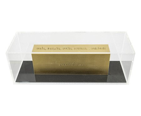 Caixa Decorativa Confia | Westwing