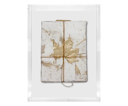 Caixa Decorativa Livro Folha | Westwing