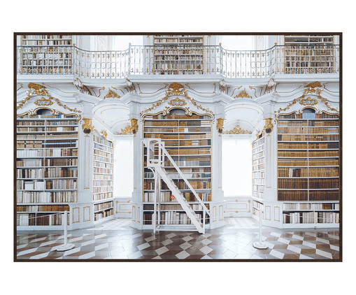 Quadro Biblioteca do Congresso, Colorido | WestwingNow