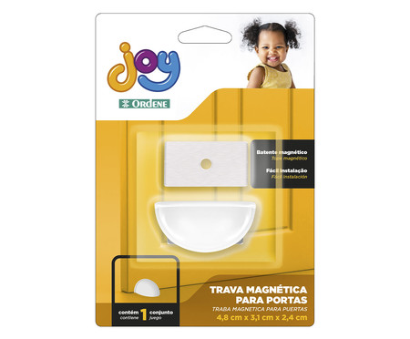 Trava Magnética para Portas Joy Branco | Westwing