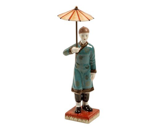 Adorno em Porcelana Chinesa Durgha, Natural | WestwingNow