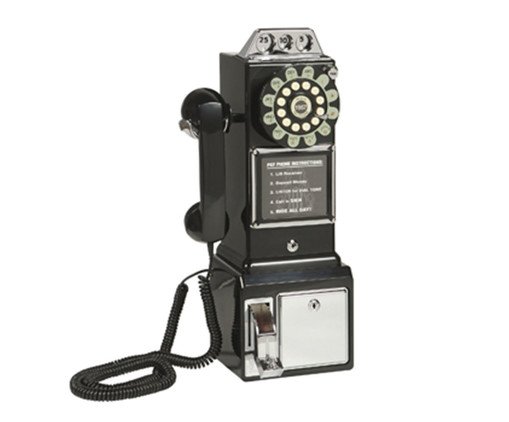 Telefone Classic Watson Preto, Colorido | WestwingNow