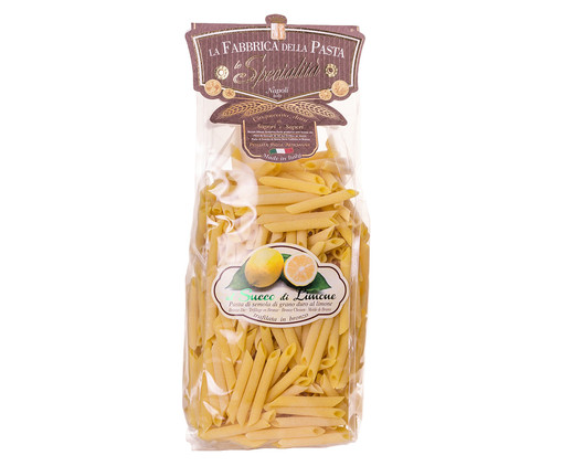 Macarrão Italiano Penne Lisce Al Limone Nº948 La Fabbrica - 500G, Colorido | WestwingNow