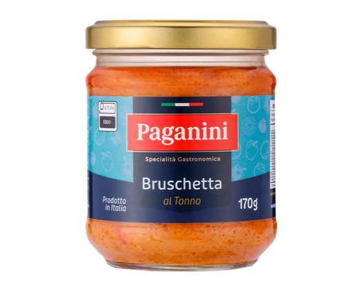 Antepasto Italiano Bruschetta Atum Paganini - 170g, Colorido | WestwingNow