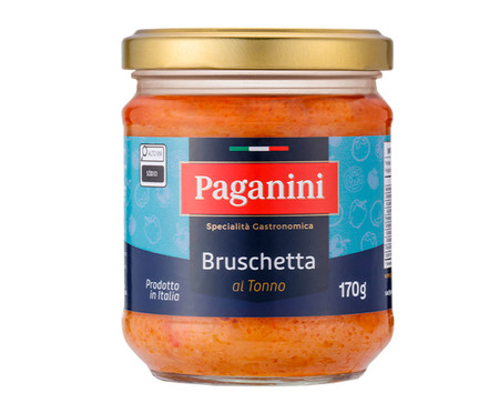 Antepasto Italiano Bruschetta Atum Paganini - 170g