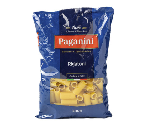 Macarrão Italiano Rigatoni Paganini - 500g, Colorido | WestwingNow