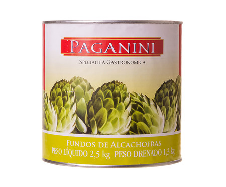 Alcachofra Fundo Paganini Lata - 1,3Kg