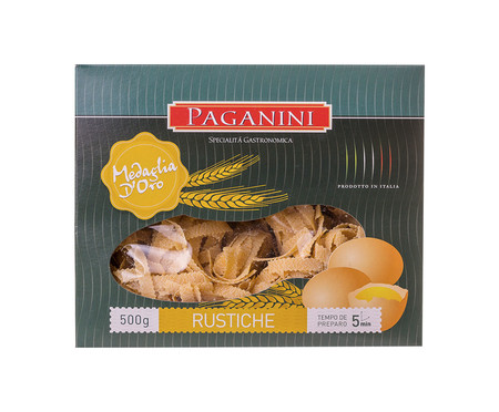 Macarrão Italiano Rustiche com Ovos Medaglia D´Oro Paganini - 500G