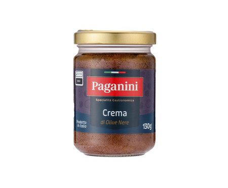 Antepasto Italiano Creme Azeitona Preta Paganini - 130G