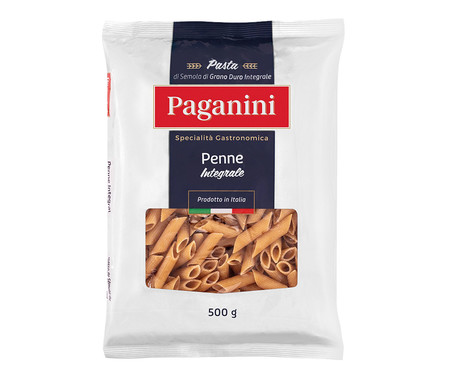 Macarrão Italiano Penne Integral Paganini - 500g