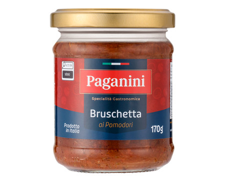 Antepasto Italiano Bruschetta Pomodori Paganini - 170g