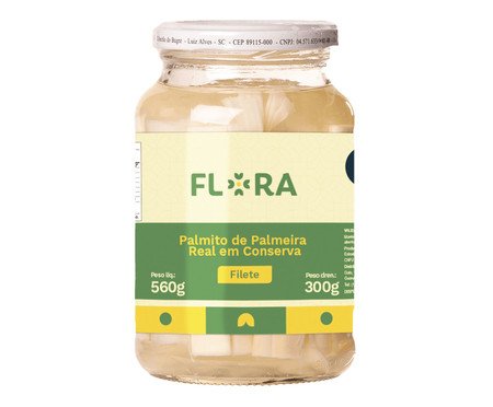 Palmito Filete Flora - 300G
