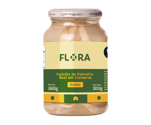 Palmito Rodela Flora - 300G, Colorido | WestwingNow