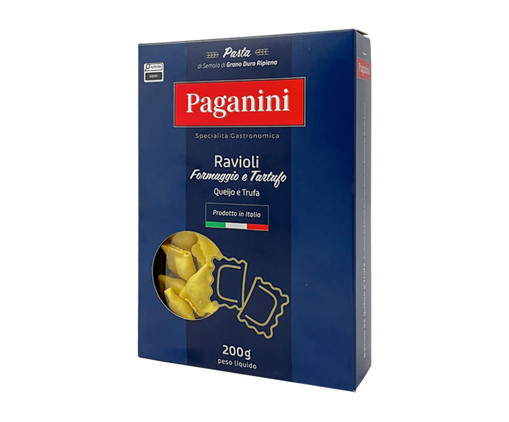 Massa Paganini Ravioli Queijo e Trufas - 200g, Colorido | WestwingNow