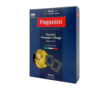 Massa Paganini Ravioli Queijo e Trufas - 200g