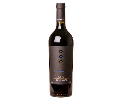 Vinho Tinto Italiano Luccarelli Negroamaro Puglia Igp - 750ml, Colorido | WestwingNow