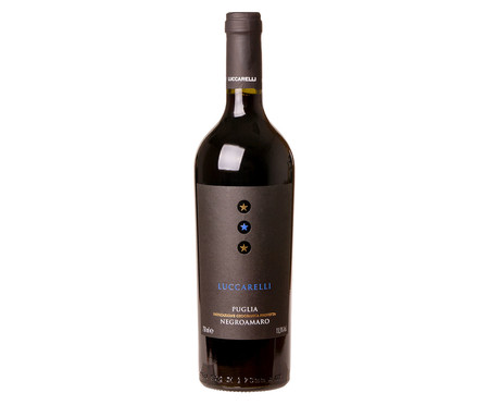 Vinho Tinto Italiano Luccarelli Negroamaro Puglia Igp - 750ml