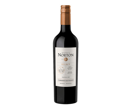 Vinho Tinto Argentino Norton Select Cabernet Sauvignon - 750ml, Colorido | WestwingNow