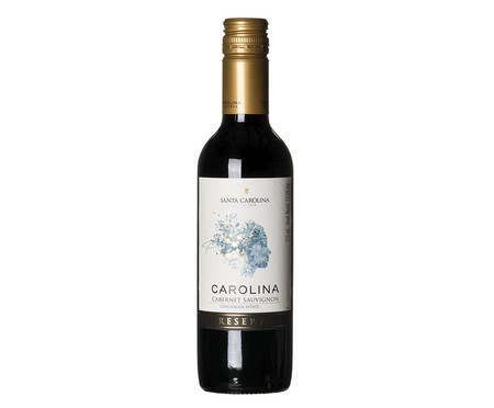 Vinho Tinto Chileno Carolina Reserva Cabernet Sauvignon - 375ml