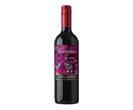 Vinho Tinto Chileno Santa Carolina Reservado Suave - 750ml, Colorido | WestwingNow