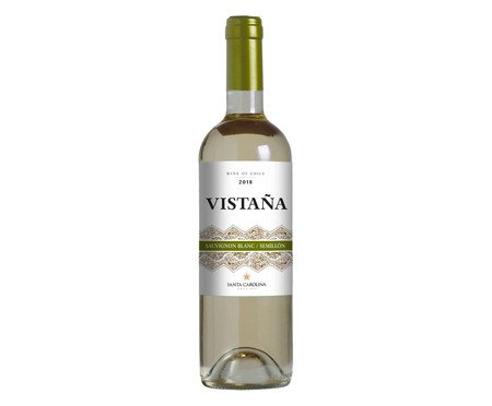 Vinho Branco Chileno Santa Carolina Vistaña Sauvignon Blanc Semillón - 750ml | Westwing