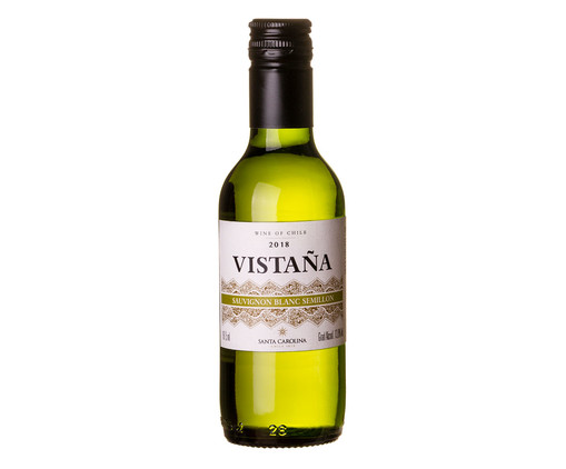 Vinho Branco Chileno Santa Carolina Vistaña Sauvignon Blanc Semillón - 187ml, Colorido | WestwingNow