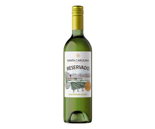 Vinho Branco Chileno Santa Carolina Reservado Sauvignon Blanc - 750ml, Colorido | WestwingNow