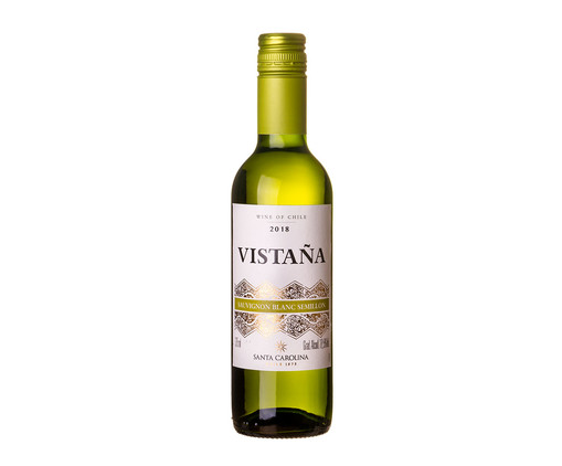 Vinho Branco Chileno Santa Carolina Vistaña Sauvignon Blanc Semillón - 375ml, Colorido | WestwingNow