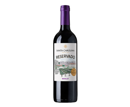 Vinho Tinto Chileno Santa Carolina Reservado Merlot - 750ml