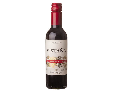 Vinho Tinto Chileno Santa Carolina Vistaña Cabernet Sauvignon Merlot - 375ml