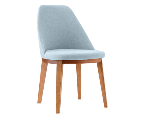 Cadeira de Madeira Lisa - Azul Claro, Azul Claro | WestwingNow