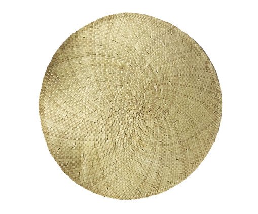 Sousplat Redondo Palha Areia, multicolor | WestwingNow