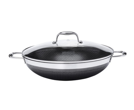 Panela Wok em Aço Inox