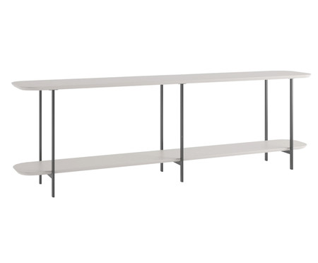 Aparador Table Iron - Off White e Preto | WestwingNow
