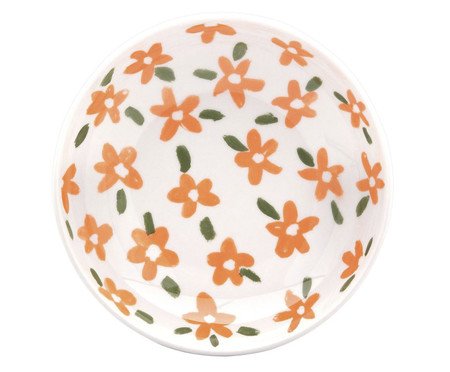 Jogo de Pratos Fundos Floral