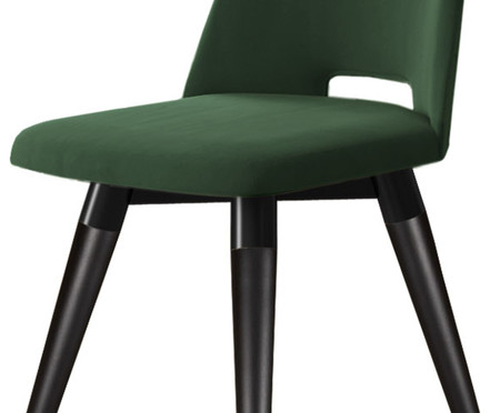 Cadeira Selina Giratória - Verde e Preta | WestwingNow