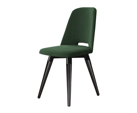Cadeira Selina Giratória - Verde e Preto | WestwingNow
