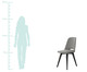 Cadeira Selina Giratória - Cinza e Preto, Cinza e Preto | WestwingNow