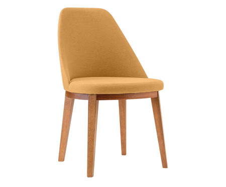 Cadeira de Madeira Lisa - Amarelo Queimado | WestwingNow