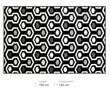 Tapete Belga Star Donnie Preto | Westwing