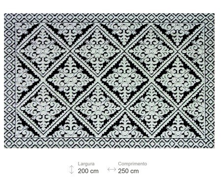 Tapete em Alto Relevo Mersin Preto | Westwing