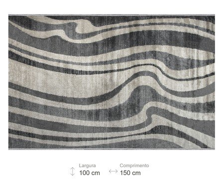 Tapete Turco Royalt Cream Dark Gray | Westwing