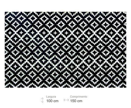 Tapete Oriental Strauss Forms Preto | Westwing